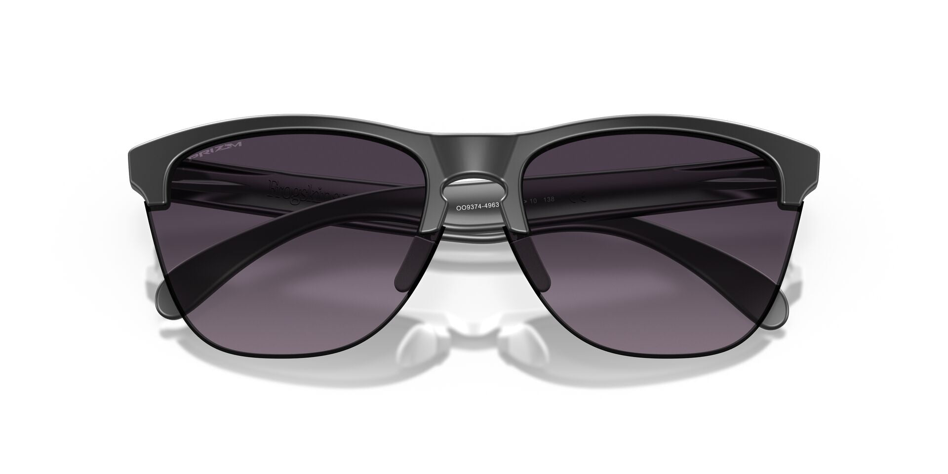 Frogskins Lite Matte Black Lentes Prizm Grey Gradient