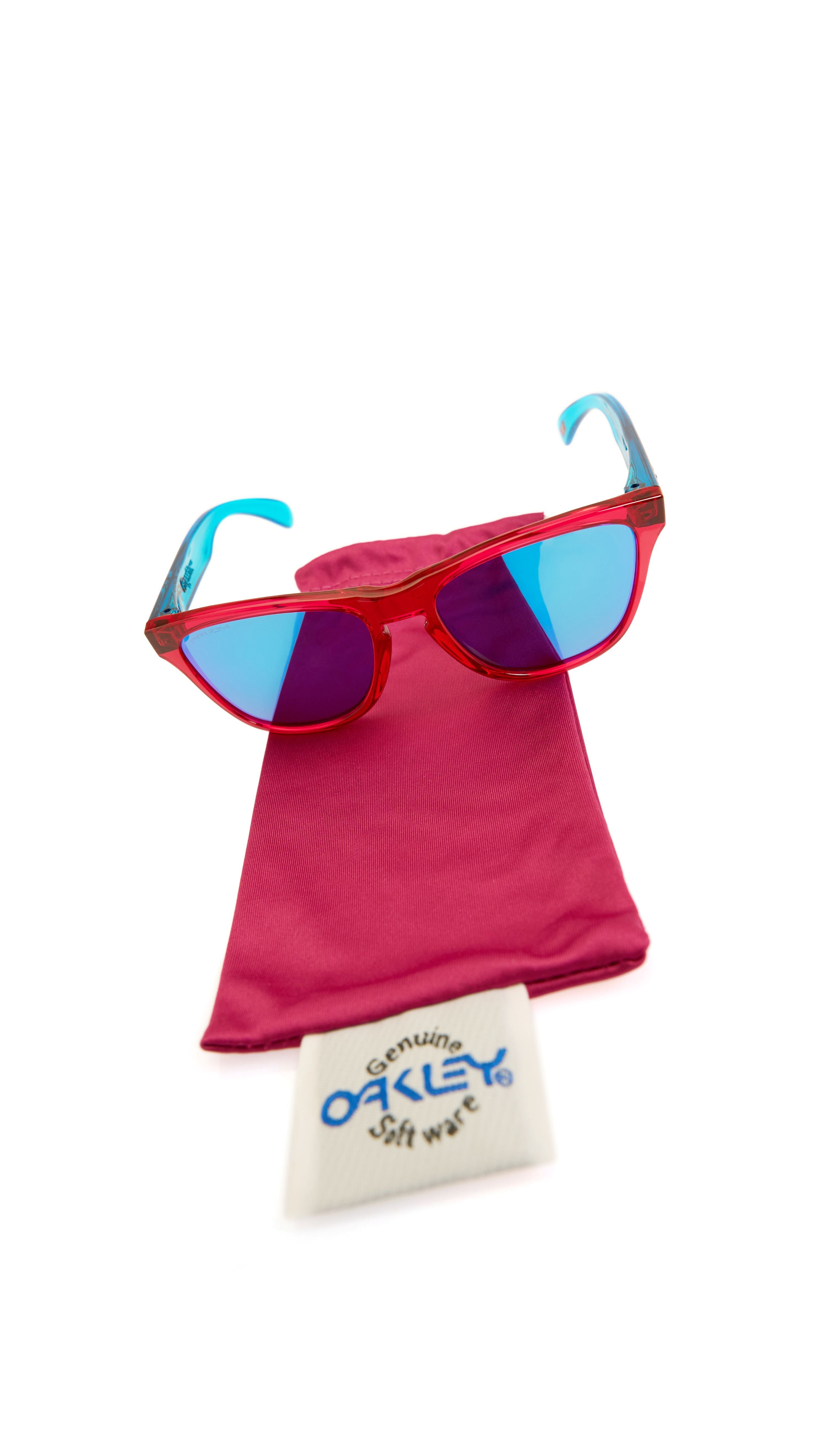 Frogskins XXS (Youth Fit) Acid Pink Lentes Prizm Sapphire