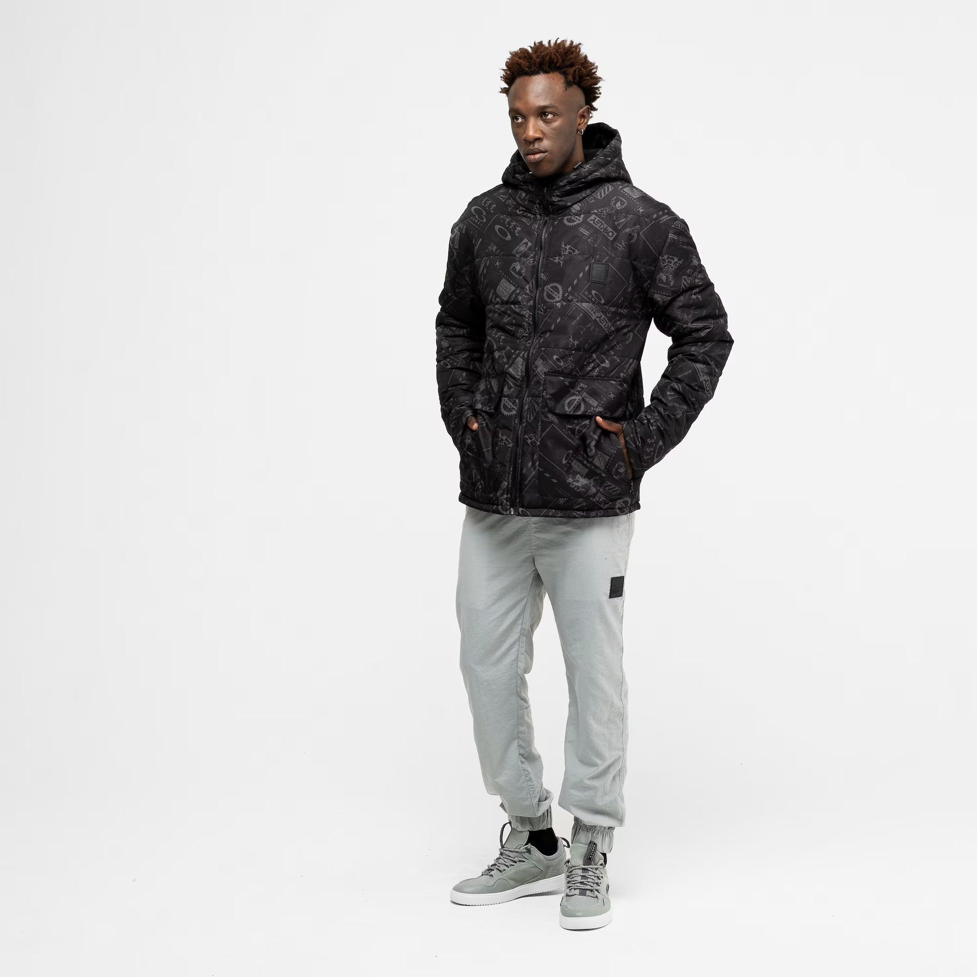 Jaqueta Graphic Puffer
