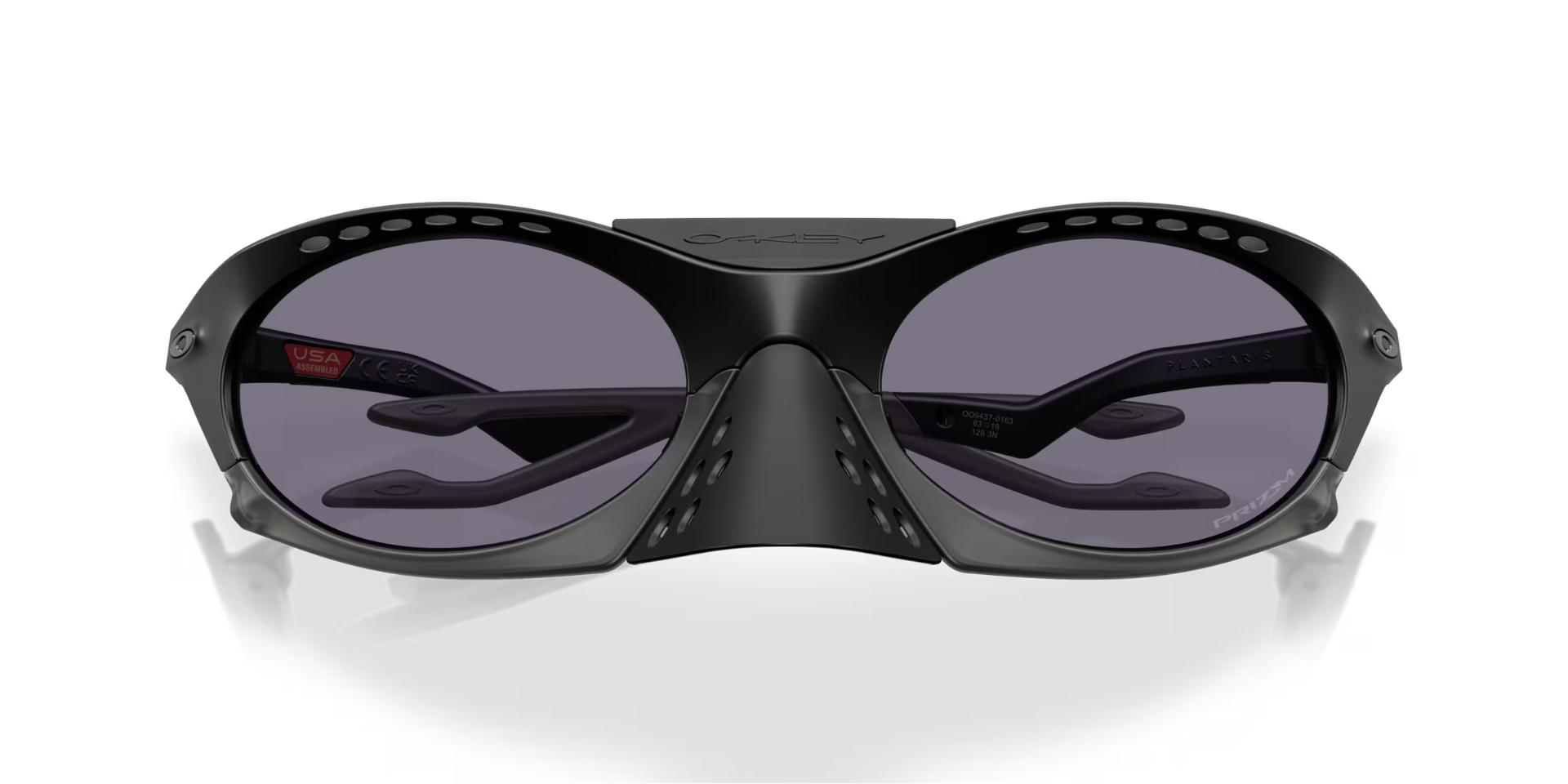 Plantaris Matte Black Lentes Grey