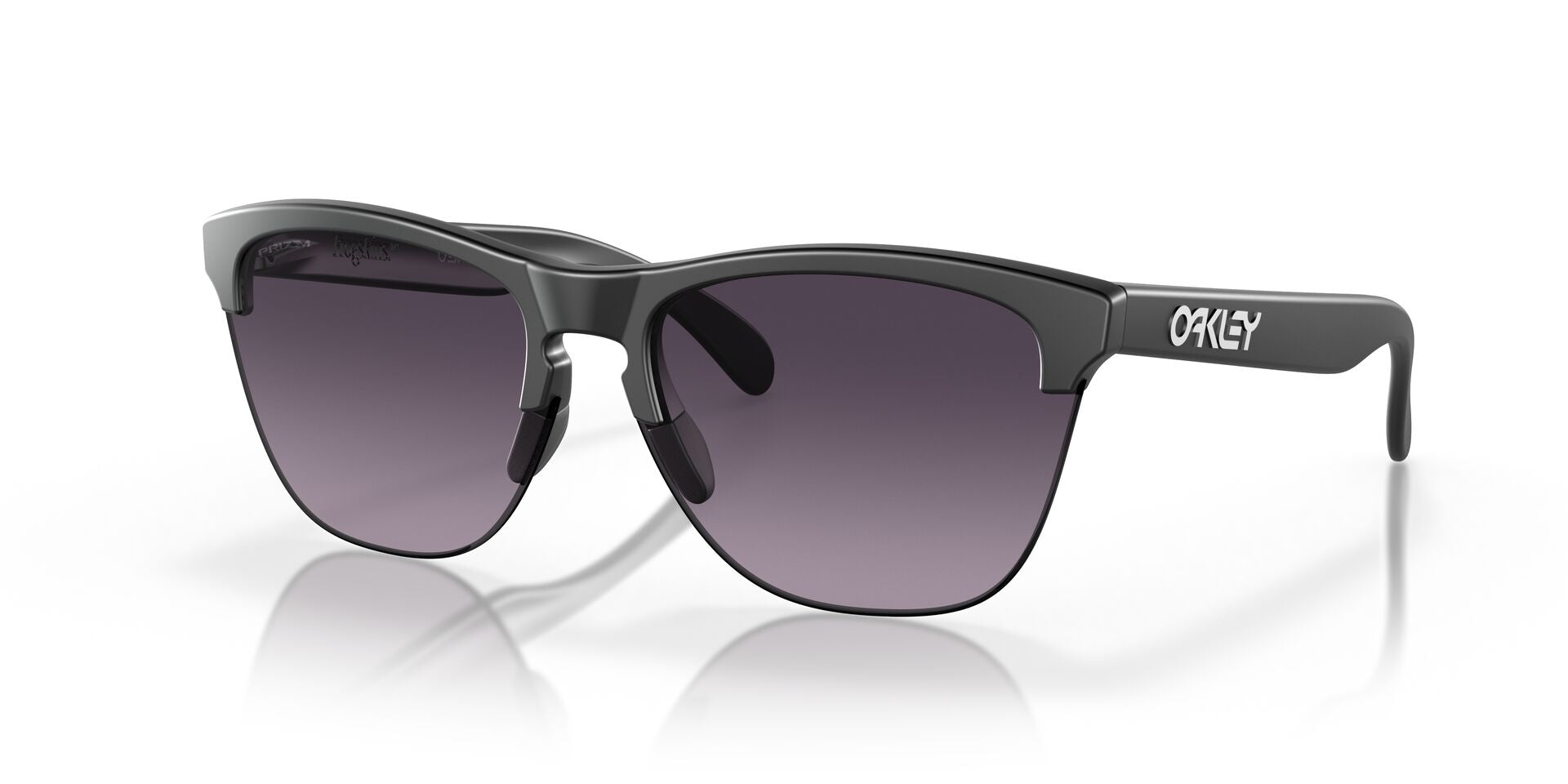 Frogskins Lite Matte Black Lentes Prizm Grey Gradient