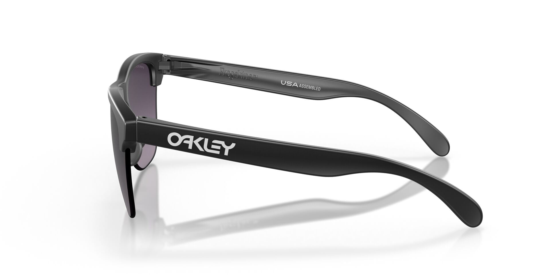 Frogskins Lite Matte Black Lentes Prizm Grey Gradient