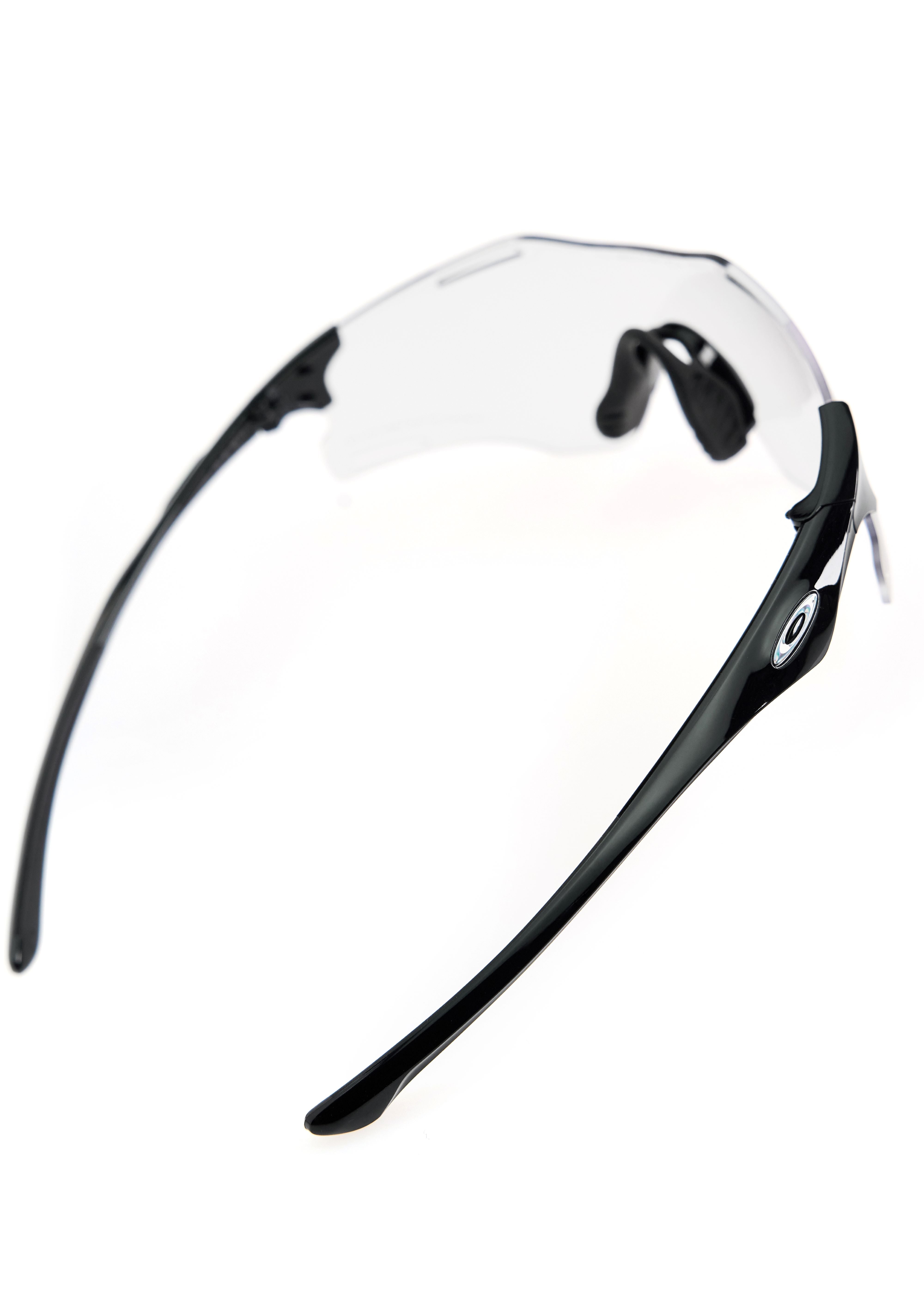 Oakley Cybr Zero Polished Black Clear to Black Iridium Photochromic