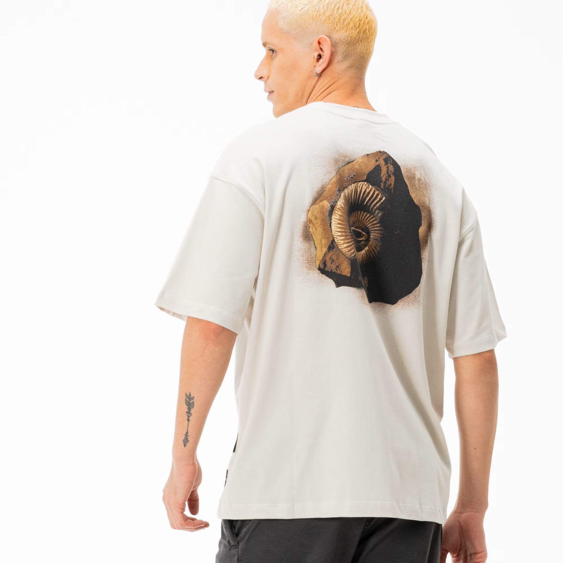 Camiseta O-Fossil Stone