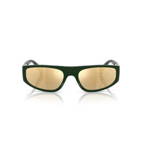 Shiny Polo Bar Green Lentes Brown Mirror Gold