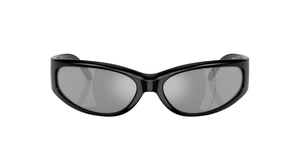 Recycled Black Lentes Grey Mirror Silver Polar