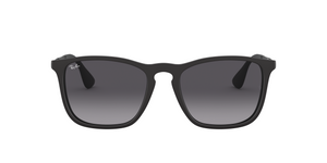 Matte Black Lentes Grey Gradient