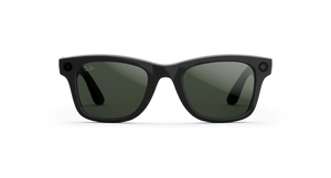 Shiny Black Lentes Transitions® Graph. Green