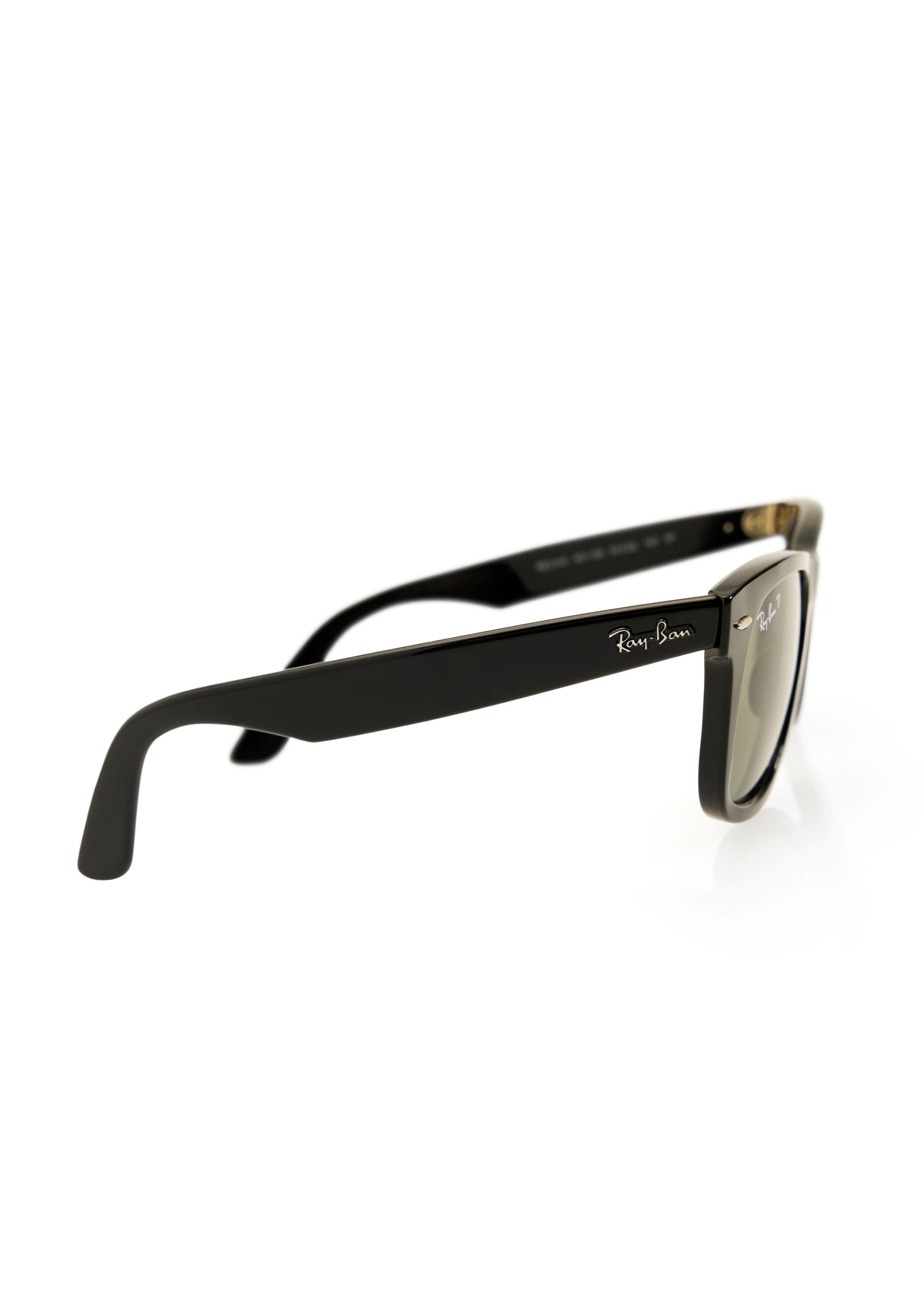 Wayfarer Polished Black Lentes Classic Green G-15